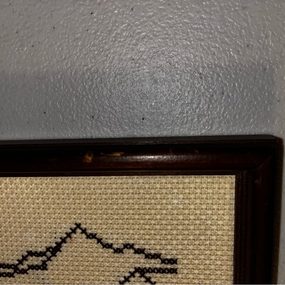 Holden Village Cross Stitch Framed Picture Washington State Retreat - Picture 3 of 4